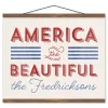 Kirklands Home Wall Plaques|America the Beautiful Personalized Hanging Canvas