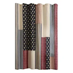 Kirklands Home Shower Curtains|Americana Shower Curtain Multi