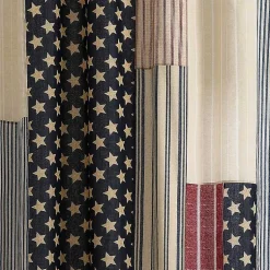 Kirklands Home Shower Curtains|Americana Shower Curtain Multi