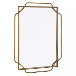 Kirklands Home Decorative Mirrors|Amir Bronze Metal Wall Mirror