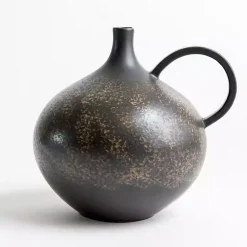 Antique Gourd Pitcher Vase, 10 in. Vases