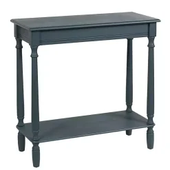 Kirklands Home Console Tables|Antique Wood Rachel Console Table Blue