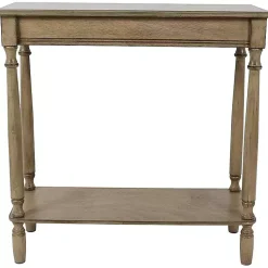 Kirklands Home Console Tables|Antique Rectangular Console Table Brown