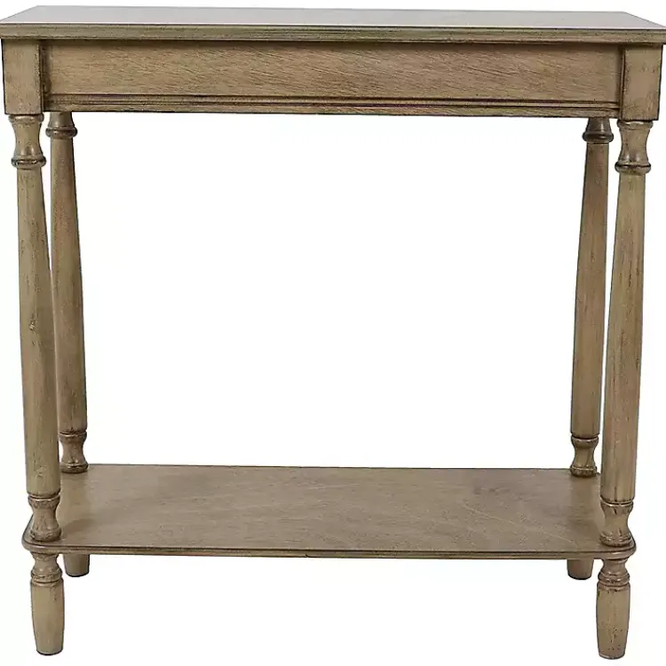 Kirklands Home Console Tables|Antique Rectangular Console Table Brown