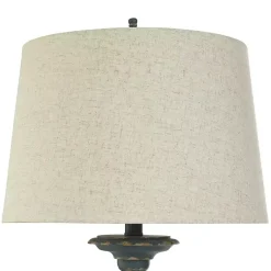 Kirklands Home Floor Lamps|Antique Navy Bourgault Floor Lamp Blue