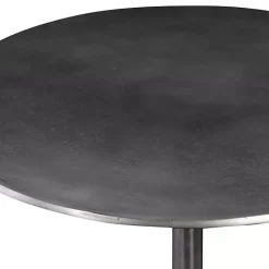 Kirklands Home Accent & End Tables|Antique Nickel Round Tripod Accent Table Gray