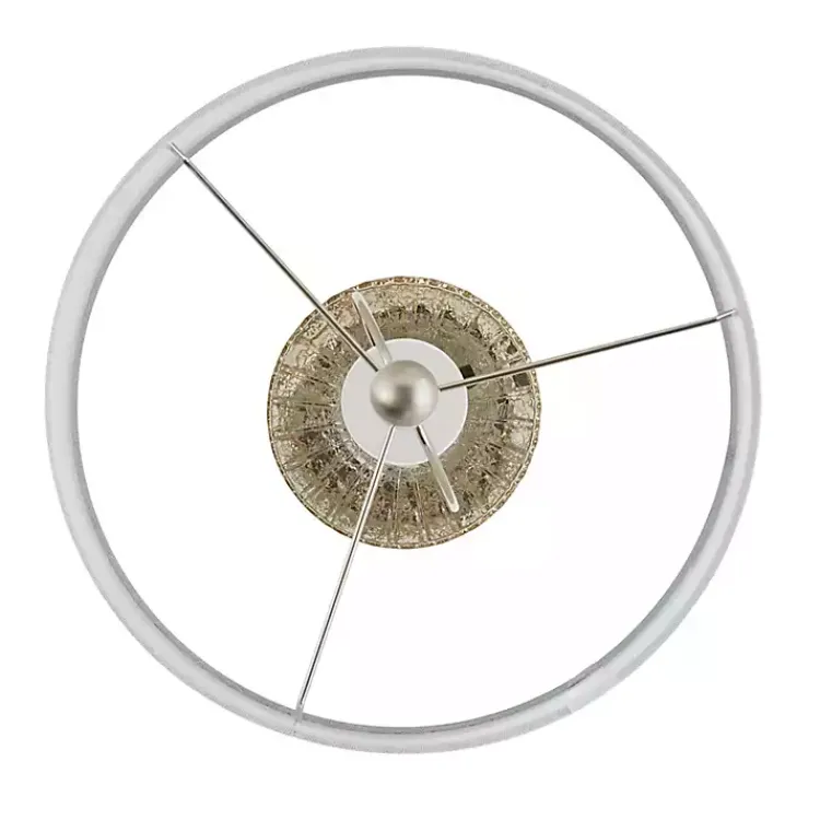 Kirklands Home Table Lamps|Antique Textured Glass Luxuria Table Lamp Silver