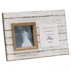 Hot Antique White Wooden Mom Picture Frame Picture Frames