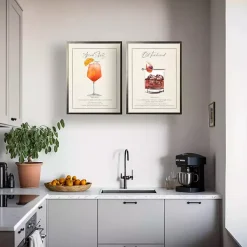 Kirklands Home Framed Art|Aperol Spritz Framed Art Print Orange