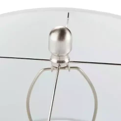 Kirklands Home Table Lamps|Aqua Textured Glass Luxuria Table Lamp Blue