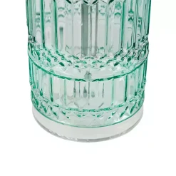 Kirklands Home Table Lamps|Aqua Textured Glass Luxuria Table Lamp Blue