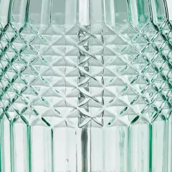 Kirklands Home Table Lamps|Aqua Textured Glass Luxuria Table Lamp Blue