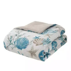 Kirklands Home Comforters|Aqua Coastal 7-pc. King Comforter Set