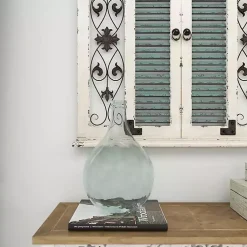 New Aqua Teardrop Glass Tabletop Decorative Vase Vases