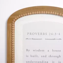 Kirklands Home Wall Quotes & Signs|Arched Proverbs Verse Beaded Wall Plaque