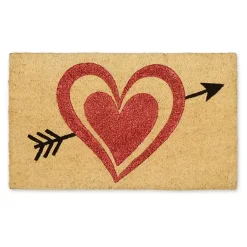 Clearance Arrow Through the Heart Doormat Valentines Day Decorations