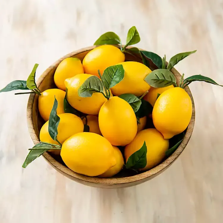 New Artificial Lemons, Set of 12 Bowl Filler