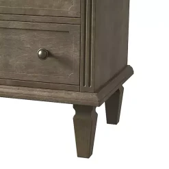 Kirklands Home Nightstands|Ash 2-Drawer Wood Nightstand Brown