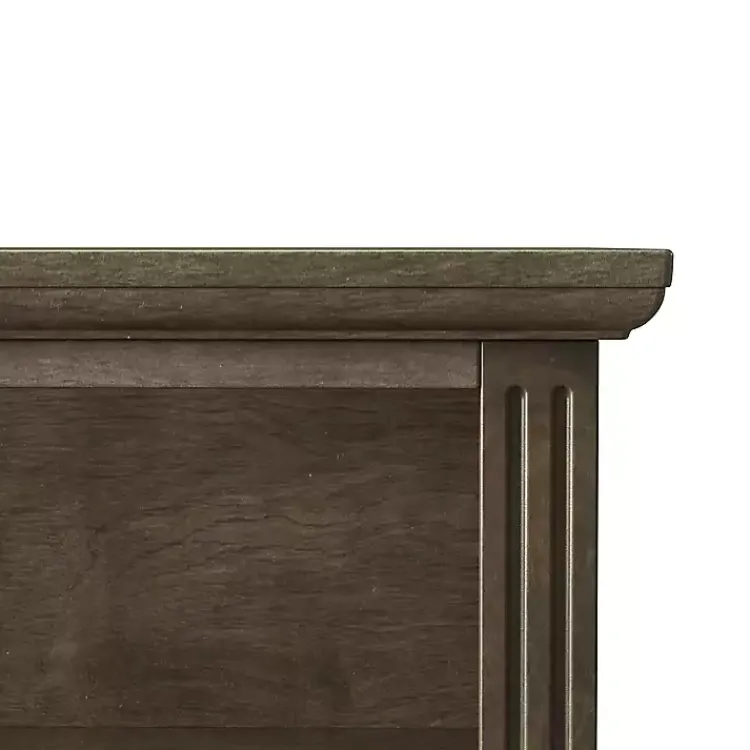 Kirklands Home Nightstands|Ash 2-Drawer Wood Nightstand Brown