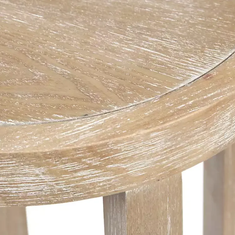Kirklands Home Accent & End Tables|Ash Rat Round Martha Stewart Accent Table Tan