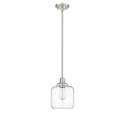 Kirklands Home Chandeliers & Pendant Lighting|Asheville Glass Globe Pendant Light Silver
