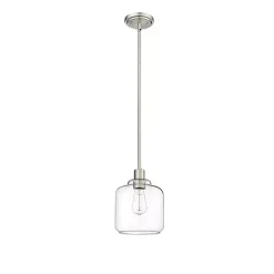 Kirklands Home Chandeliers & Pendant Lighting|Asheville Glass Globe Pendant Light Silver