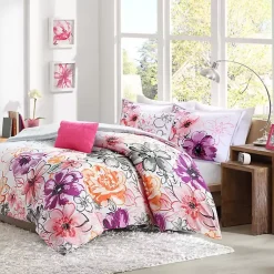 Kirklands Home Comforters|Ashley Floral Twin XL 4-pc. Comforter Set