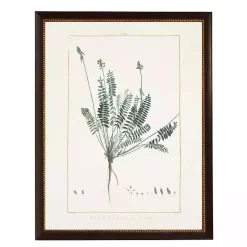 Kirklands Home Framed Art|Astragalus Greenery Black Beaded Framed Art Print