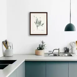 Kirklands Home Framed Art|Astragalus Greenery Black Beaded Framed Art Print