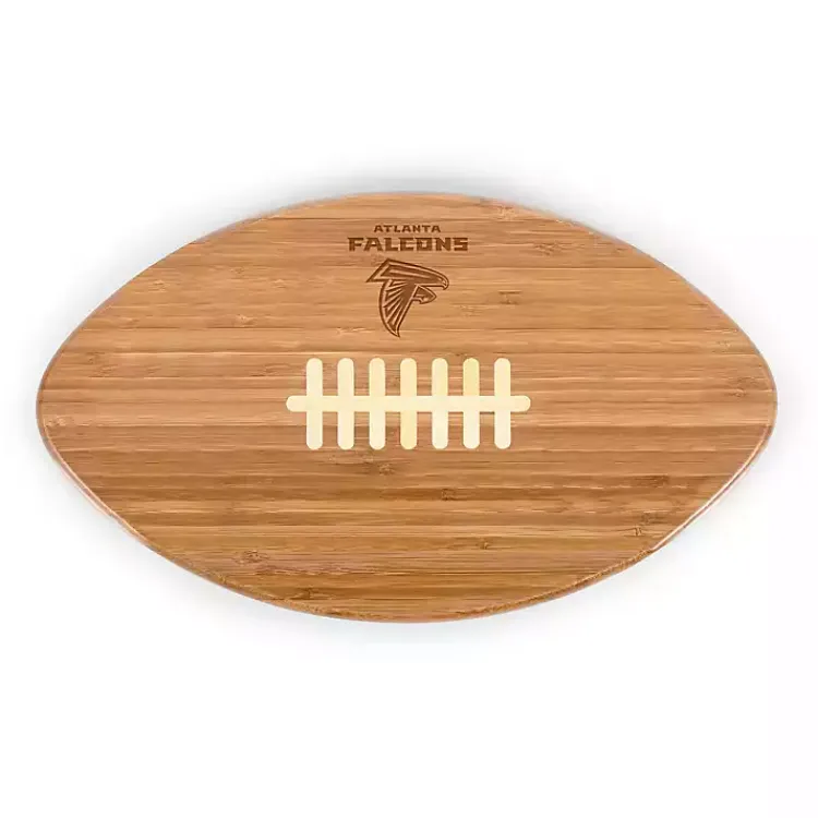 Kirklands Home Serving & Entertaining|Atlanta Falcons Bamboo Football Cutting Board Tan