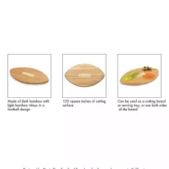 Kirklands Home Serving & Entertaining|Atlanta Falcons Bamboo Football Cutting Board Tan