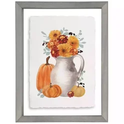 Best Autumn Pitcher Bouquet Framed Art Print Fall
