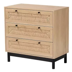 Kirklands Home Cabinets & Sideboards|Ava Light 3-Drawer Cabinet Brown