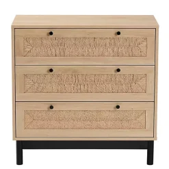 Kirklands Home Cabinets & Sideboards|Ava Light 3-Drawer Cabinet Brown