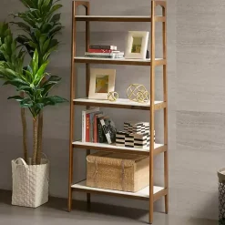 Kirklands Home Office Furniture|Ava Mid-Century Modern Bookcase