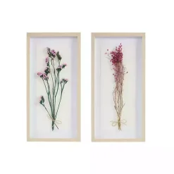 Kirklands Home Framed Art|Avant Garden Dried Flowers Shadowboxes, Set of 2