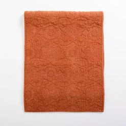 Kirklands Home Table Linens|Avery Rust Quilted Table Runner, 80 in. Orange