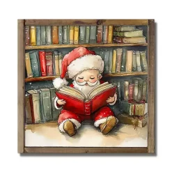 Best Baby Santa Library Framed Art Print Christmas Art & Wall Decor