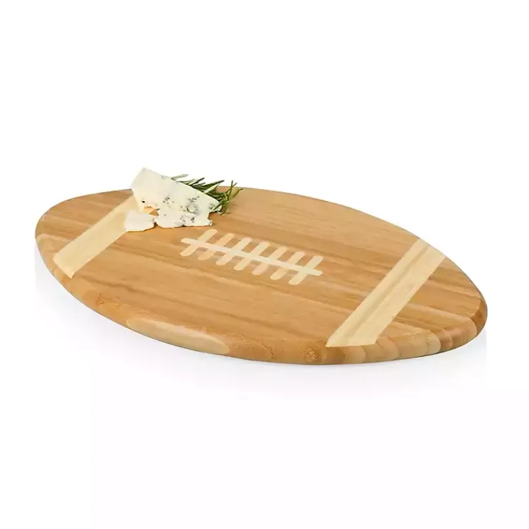 Kirklands Home Serving & Entertaining|Bamboo Football Cutting Board Brown