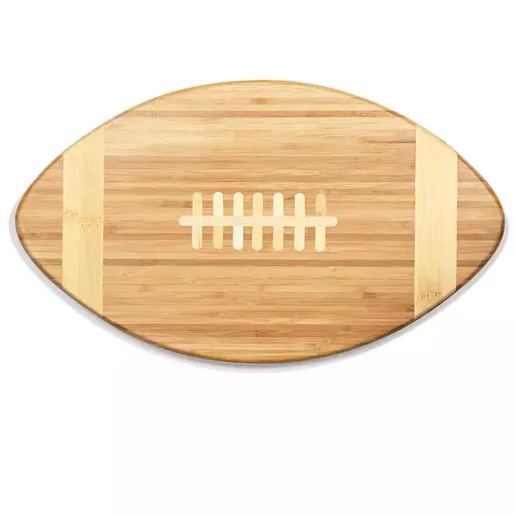 Kirklands Home Serving & Entertaining|Bamboo Football Cutting Board Brown