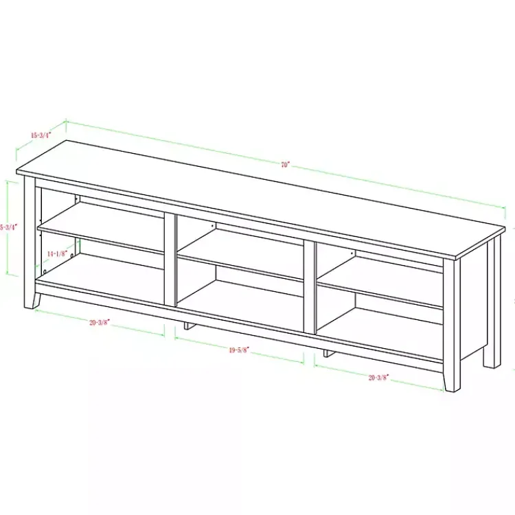 Kirklands Home Tv Stands & Media Consoles|Barnwood TV Stand, 70 in. Brown