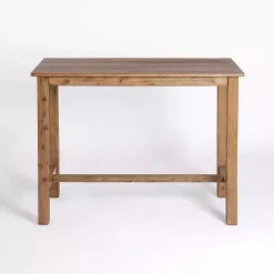 Kirklands Home Dining Tables|Barnwood Wire Brush Sonoma Counter Height Table Brown