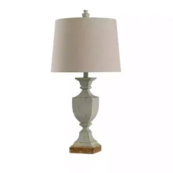 Kirklands Home Table Lamps|Basilica Sky Farmhouse Table Lamp Tan