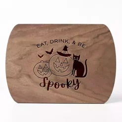 Kirklands Home Serving & Entertaining|Be Spooky Walnut Halloween Cutting Board Brown