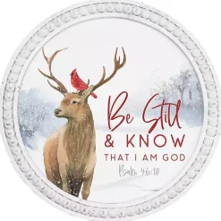 Sale Be Still & Know Wall Plaque Christmas Art & Wall Decor