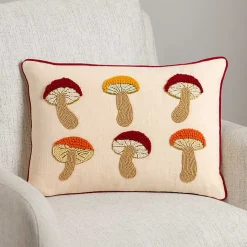 Best Beaded Mushrooms Lumbar Pillow Pillows