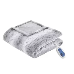Clearance Beautyrest Faux Fur Oversized Heated Throw Blankets & Throws