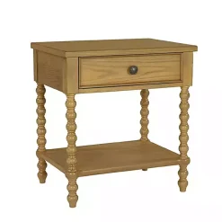 Kirklands Home Nightstands|Beckett Camel Oak Wood Nightsd Tan