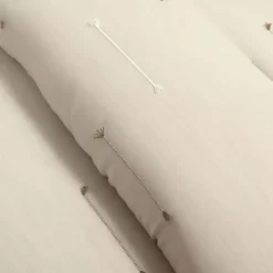 Kirklands Home Comforters|Beige Clip Jacquard 3-pc. King Comforter Set Tan