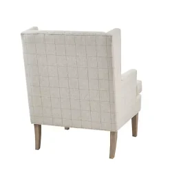 Kirklands Home Accent Chairs|Beige Decker Martha Stewart Accent Chair Brown